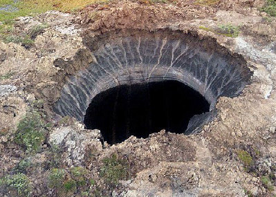西伯利亚“末日天坑”内部结构曝光 成因依然成迷