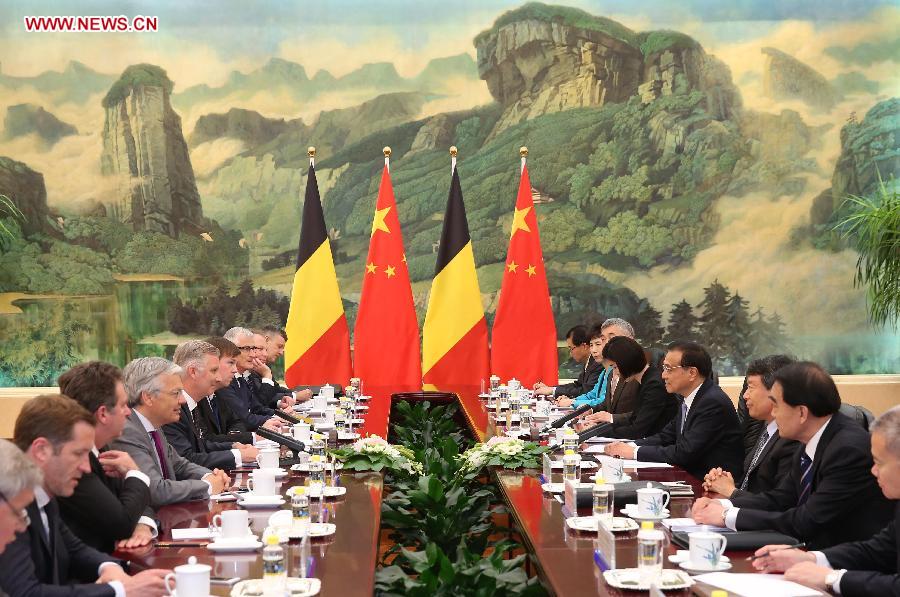 CHINA-BEIJING-LI KEQIANG-BELGIUM KING-MEETING (CN)