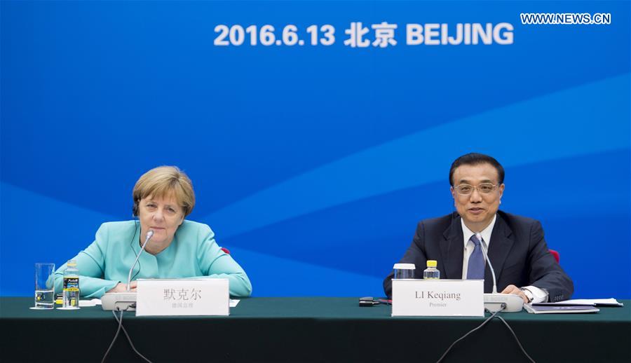 CHINA-BEIJING-LI KEQIANG-GERMANY-MERKEL-MEETING (CN) 