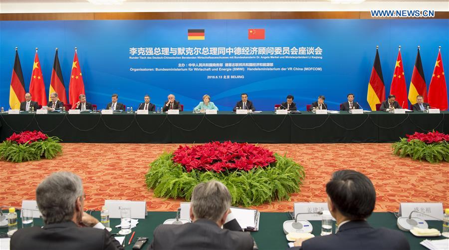 CHINA-BEIJING-LI KEQIANG-GERMANY-MERKEL-MEETING (CN) 