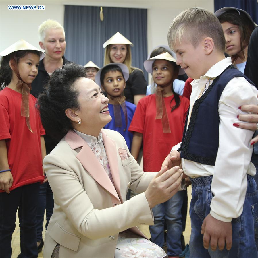 SERBIA-CHINA-PENG LIYUAN-SCHOOL FOR CHILDREN WITH DISABLIITIES-VISIT