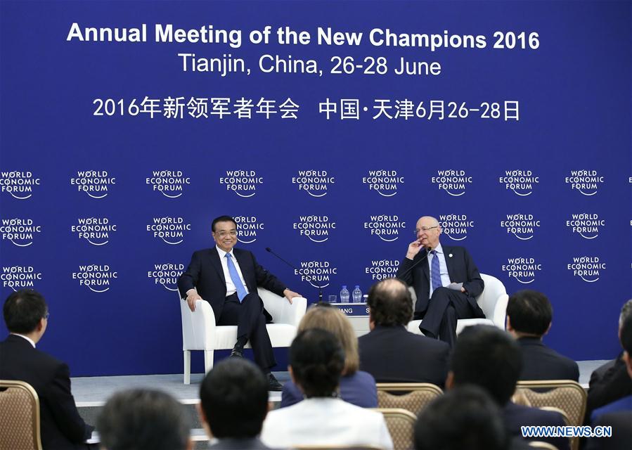 CHINA-TIANJIN-SUMMER DAVOS-LI KEQIANG-TALKS (CN)