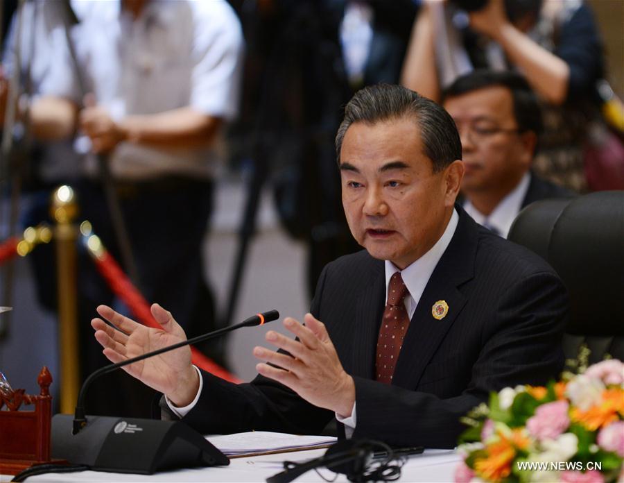 LAOS-VIENTIANE-ASEAN-CHINA-FOREIGN MINISTERS MEETING