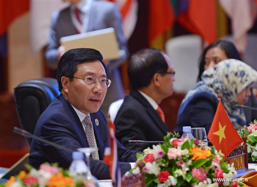 LAOS-VIENTIANE-ASEAN-CHINA-FOREIGN MINISTERS MEETING