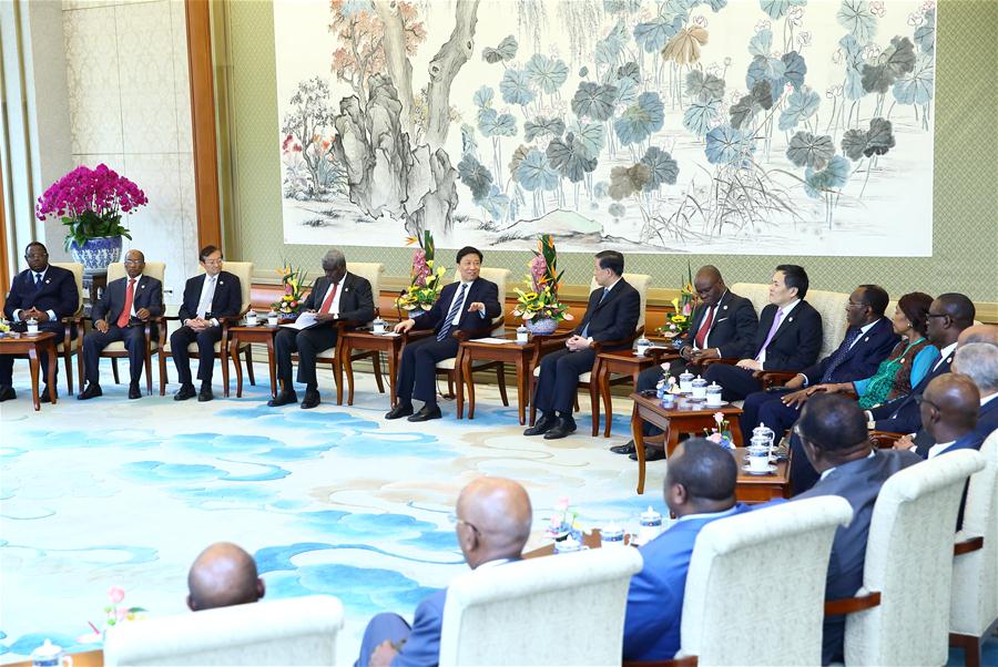 CHINA-BEIJING-LI YUANCHAO-FOCAC-AFRICAN GUESTS-MEETING (CN)