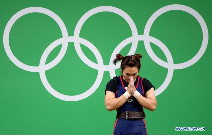 (SP)BRAZIL-RIO DE JANEIRO-OLYMPICS-WEIGHTLIFTING-WOMEN'S 58KG