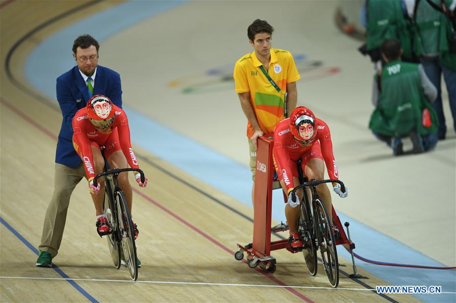 (SP)BRAZIL-RIO DE JANEIRO-OLYMPICS-CYCLING TRACK