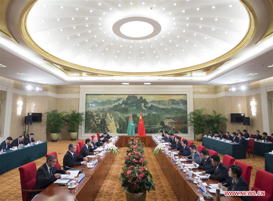 CHINA-TIANJIN-ZHANG GAOLI-TURKMENISTAN-MEETING (CN)
