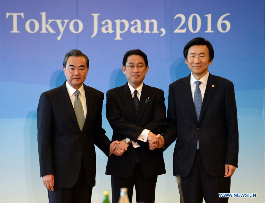 JAPAN-TOKYO-8TH TRILATERAL FOREIGN MINISTERS' MEETING