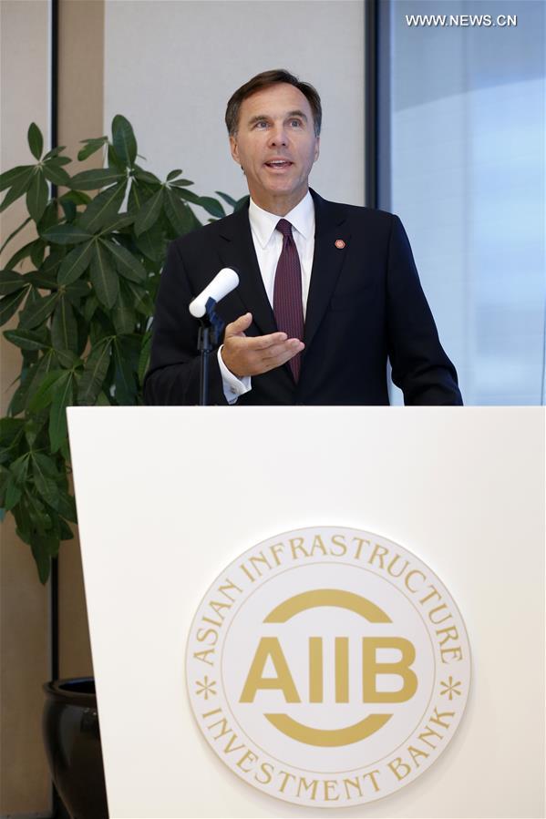CHINA-CANADA-AIIB MEMBERSHIP APPLICATION (CN)