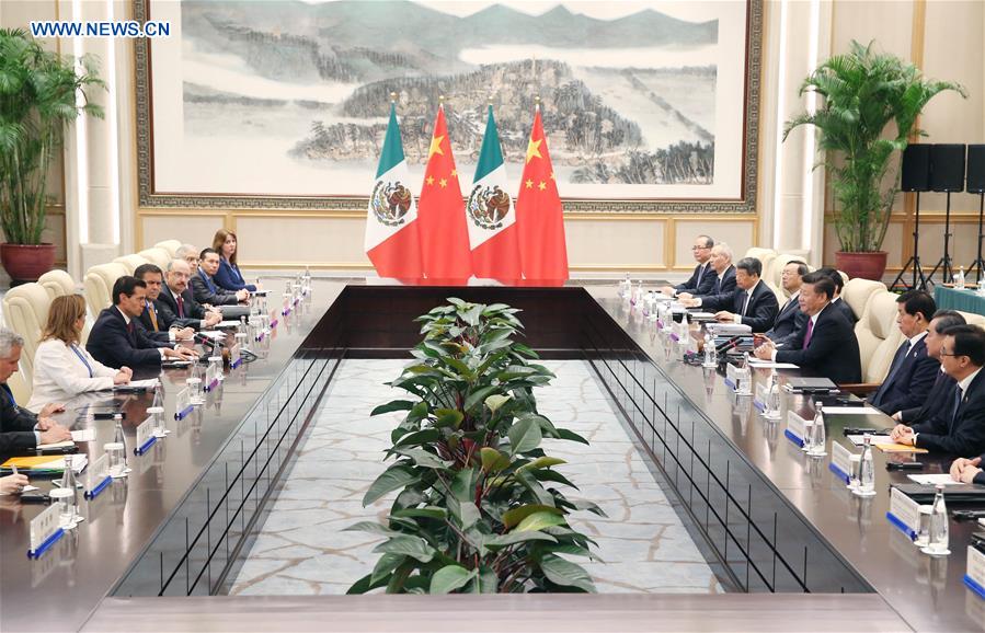 (G20 SUMMIT)CHINA-HANGZHOU-XI JINPING-MEXICAN PRESIDENT-MEETING (CN)