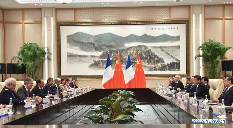 (G20 SUMMIT)CHINA-HANGZHOU-G20-XI JINPING-FRANCE-HOLLANDE-MEETING (CN)
