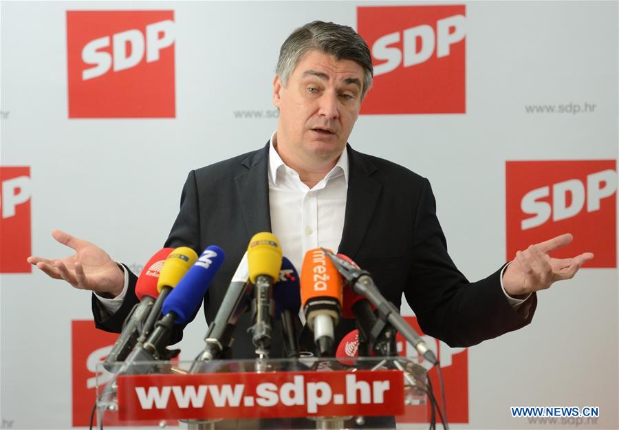 CROATIA-ZAGREB-PARLIAMENTARY ELECTIONS-SDP