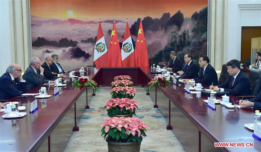 CHINA-BEIJING-LI KEQIANG-PERU-PRESIDENT-MEETING (CN)
