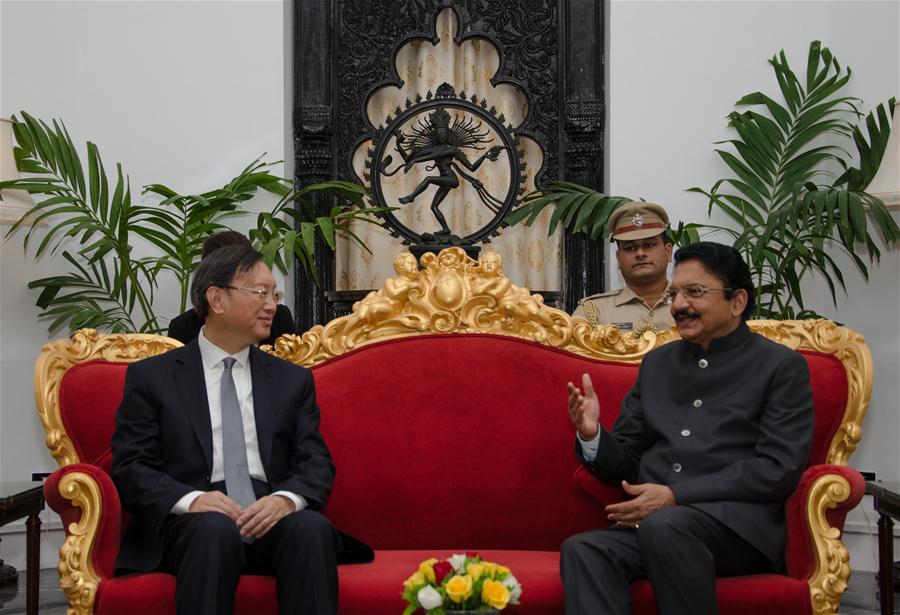 INDIA-MUMBAI-CHINA-YANG JIECHI-GOVERNOR OF MAHARASHTRA STATE-MEETING