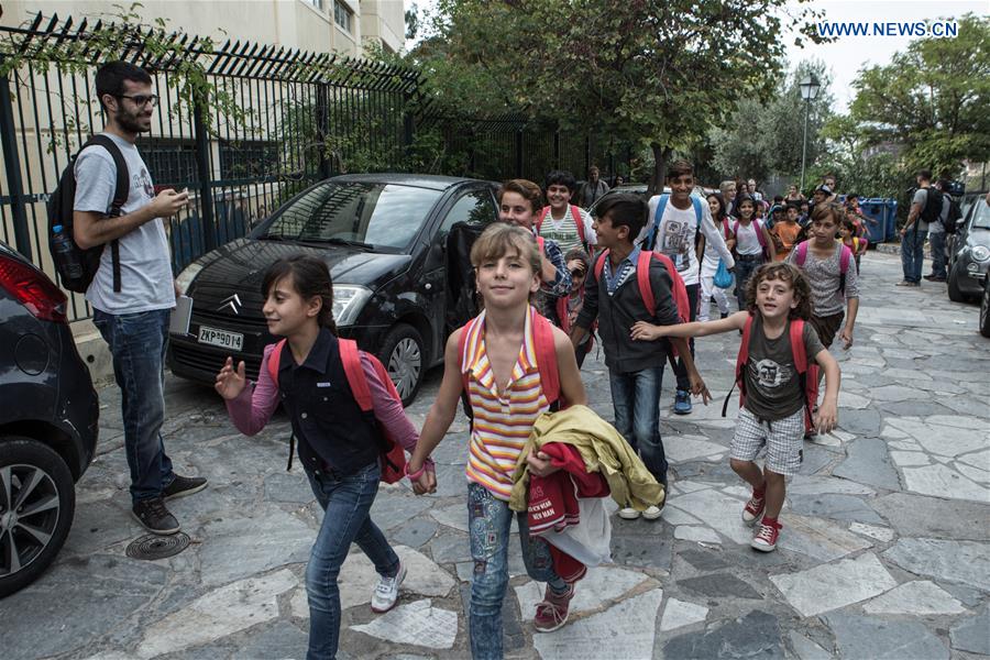 GREECE-ATHENS-REFUGEE CHILDREN-SCHOOL