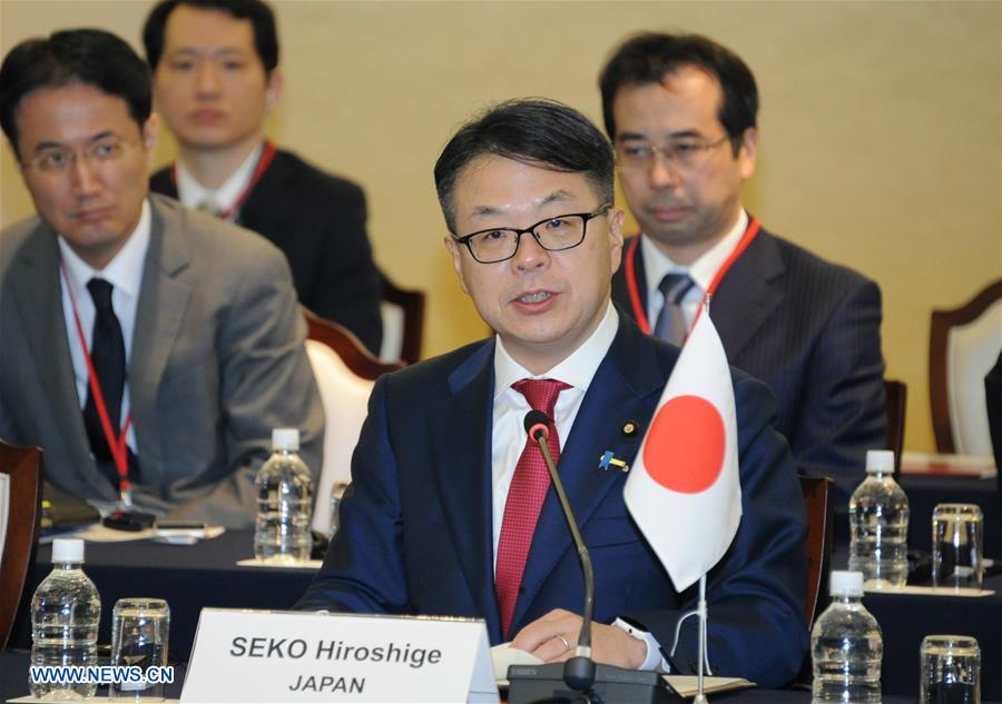 JAPAN-TOKYO-CHINA-KOREA-TRADE MINISTERS-MEETING
