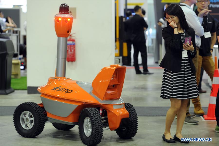 Singapore International Robo Expo. Image: Xinhuanet.com