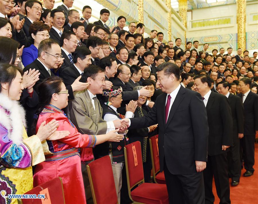 CHINA-BEIJING-XI JINPING-JOURNALISM AWARDS WINNERS-MEETING (CN)
