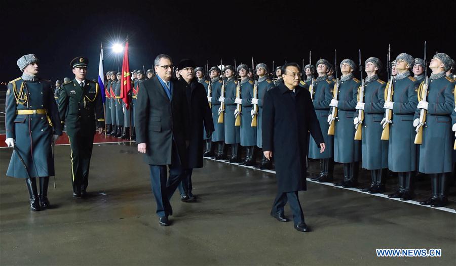 RUSSIA-MOSCOW-CHINESE PREMIER-FAREWELL CEREMONY (CN)