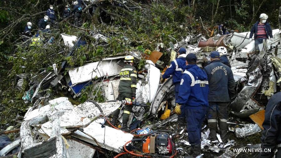 COLOMBIA-ANTIOQUIA-BRAZIL-ACCIDENT-AIRPLANE