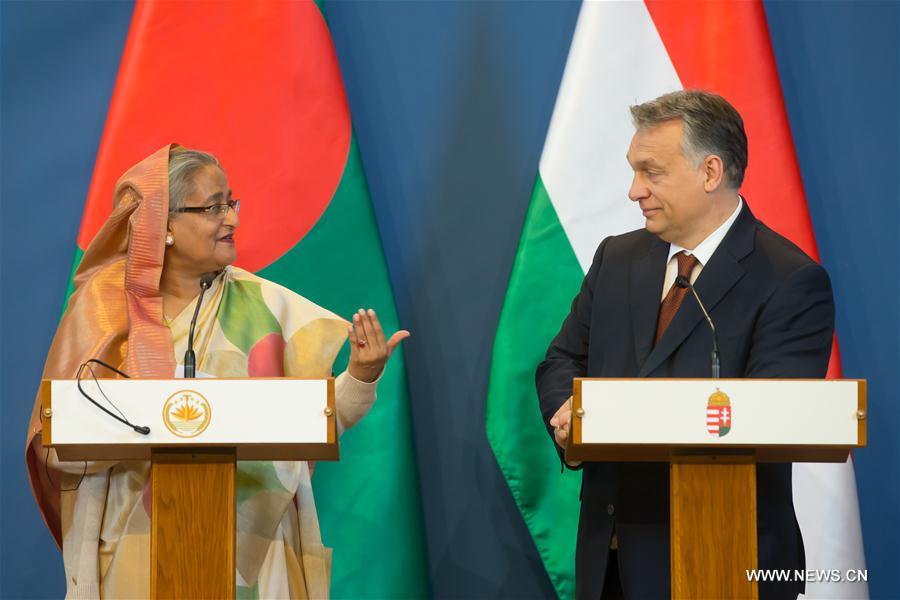 HUNGARY-BUDAPEST-BANGLADESH-PM-VISIT
