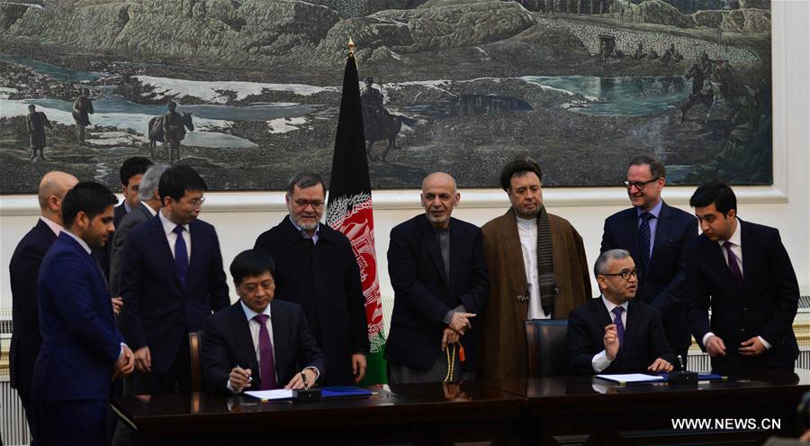 AFGHANISTAN-KABUL-CHINA-CONSTRUCTION PROJECT-CONTRACT-SIGNING