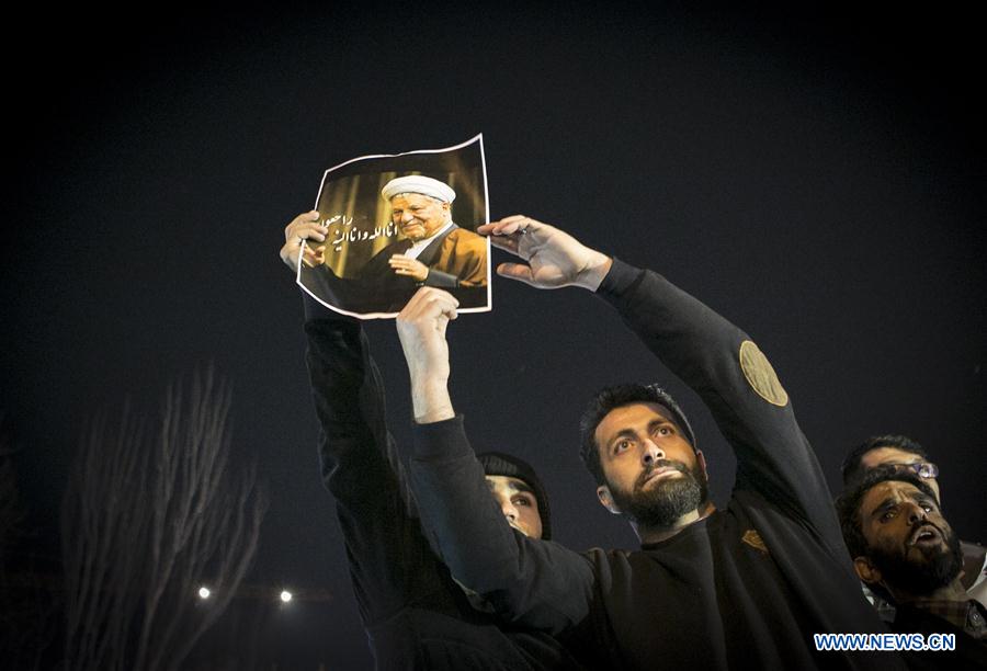 IRAN-TEHRAN-EX-PRESIDENT-RAFSANJANI-DEATH-MOURNING