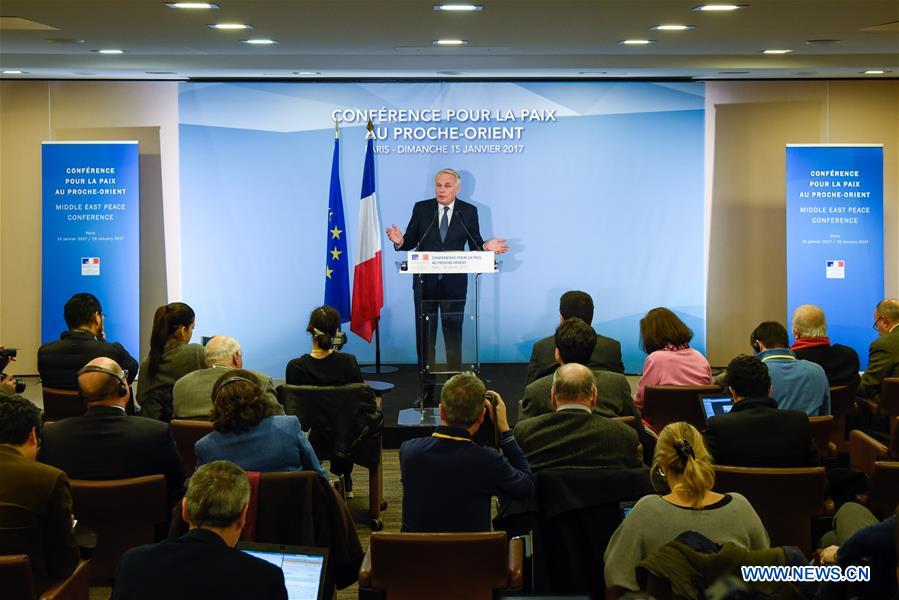 FRANCE-PARIS-MIDDLE EAST PEACE CONFERENCE-PRESS CONFERENCE