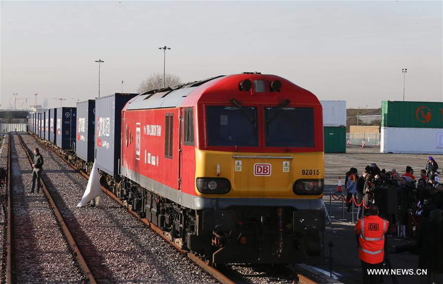 BRITAIN-LONDON-FIRST FREIGHT TRAIN-CHINA