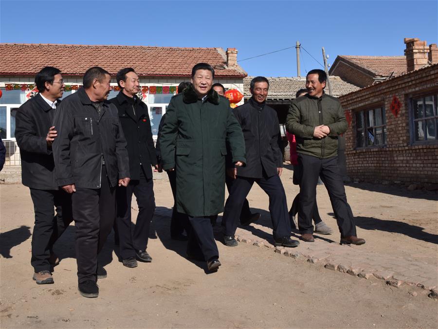 CHINA-HEBEI-XI JINPING-INSPECTION-POVERTY ALLEVIATION (CN)
