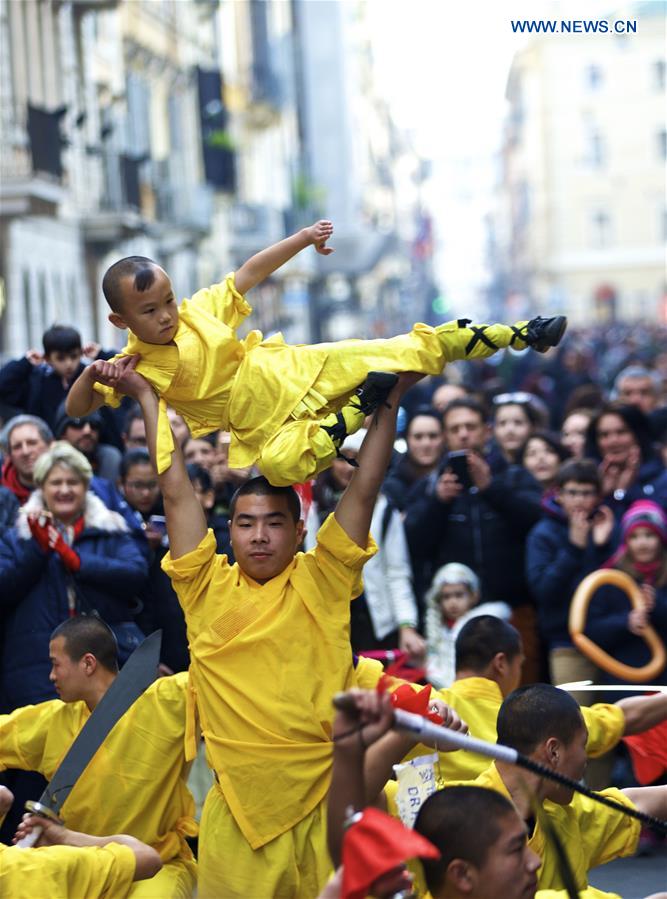 ITALY-ROME-CHINESE LUNAR NEW YEAR-PARADE-PERFORMANCE