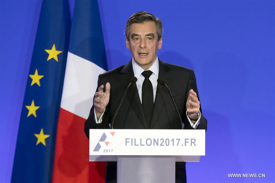 FRANCE-PARIS-2017 PRESIDENTIAL ELECTION-FRANCOIS FILLON