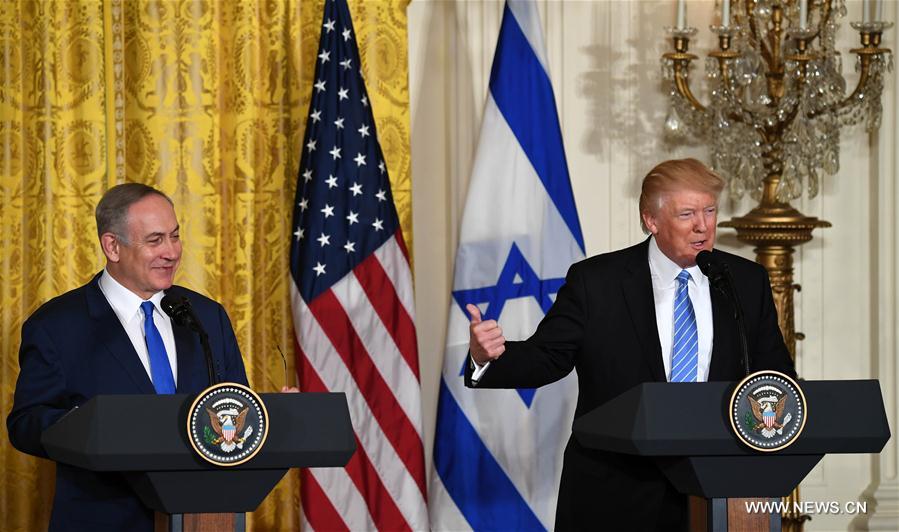 U.S.-WASHINGTON D.C.-TRUMP-ISRAEL-NETANYAHU-MEETING