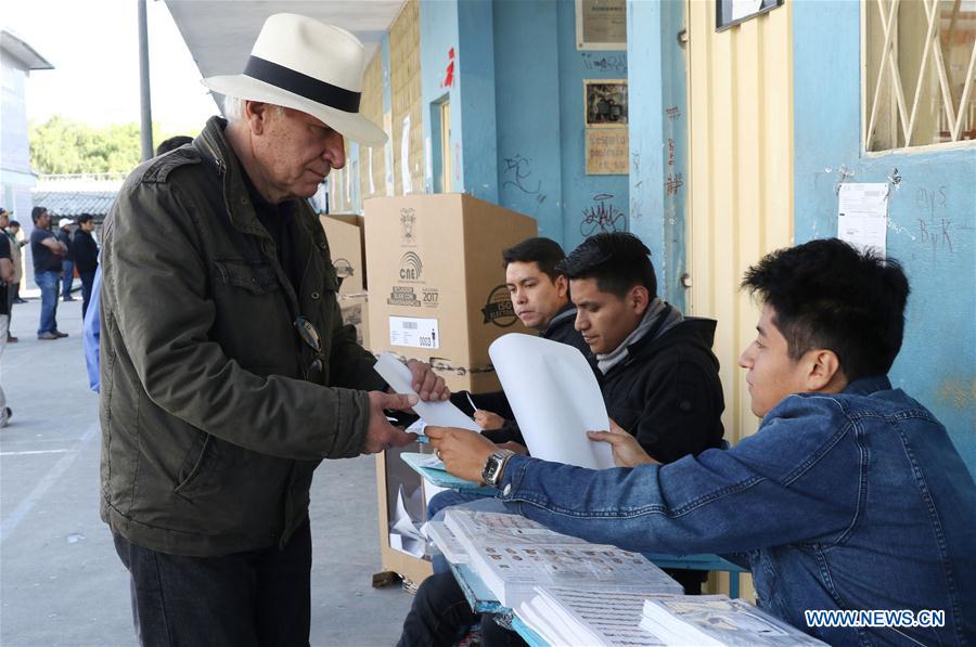 ECUADOR-QUITO-ELECTIONS