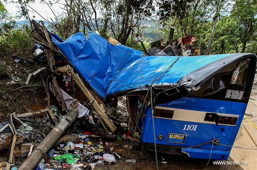 PHILIPPINES-RIZAL PROVINCE-BUS ACCIDENT