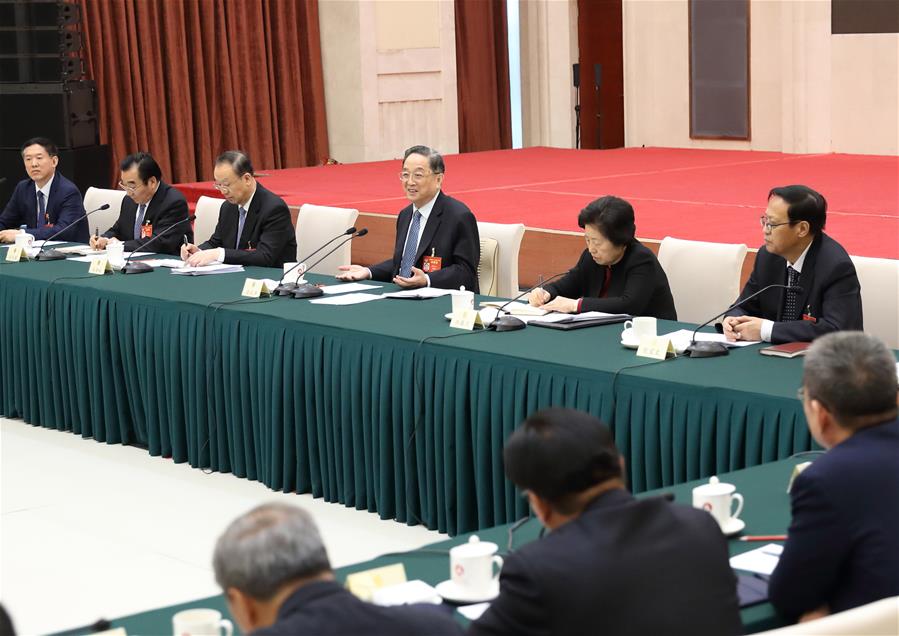 (TWO SESSIONS)CHINA-BEIJING-CPPCC-YU ZHENGSHENG-PANEL DISCUSSION (CN)