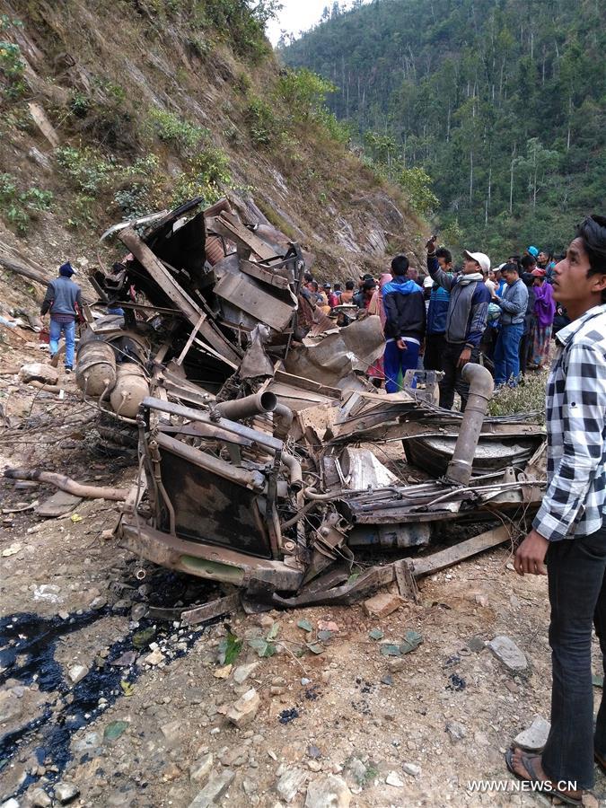 At least 20 persons died and over two dozen people injured in a fatal bus accident at Malika Municipality of Jajarkot district in Mid-Western Nepal on Thursday, local police said