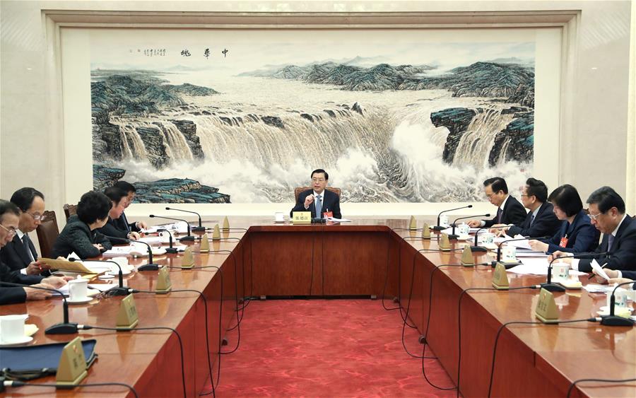 (TWO SESSIONS)CHINA-BEIJING-ZHANG DEJIANG-NPC-MEETING (CN) 