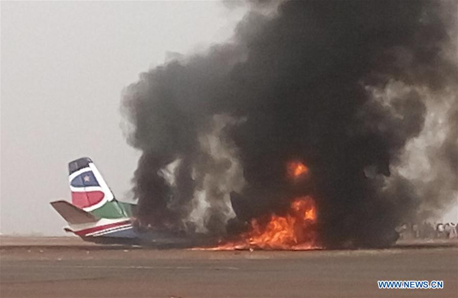 SOUTH SUDAN-WAU-AIRCRAFT-CRASH
