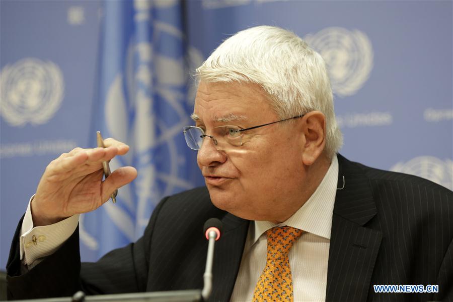 UN-PEACEKEEPING CHIEF-HERVE LADSOUS-PRESS CONFERENCE
