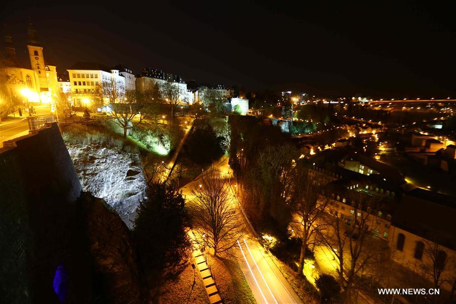 LUXEMBOURG-NIGHT VIEW