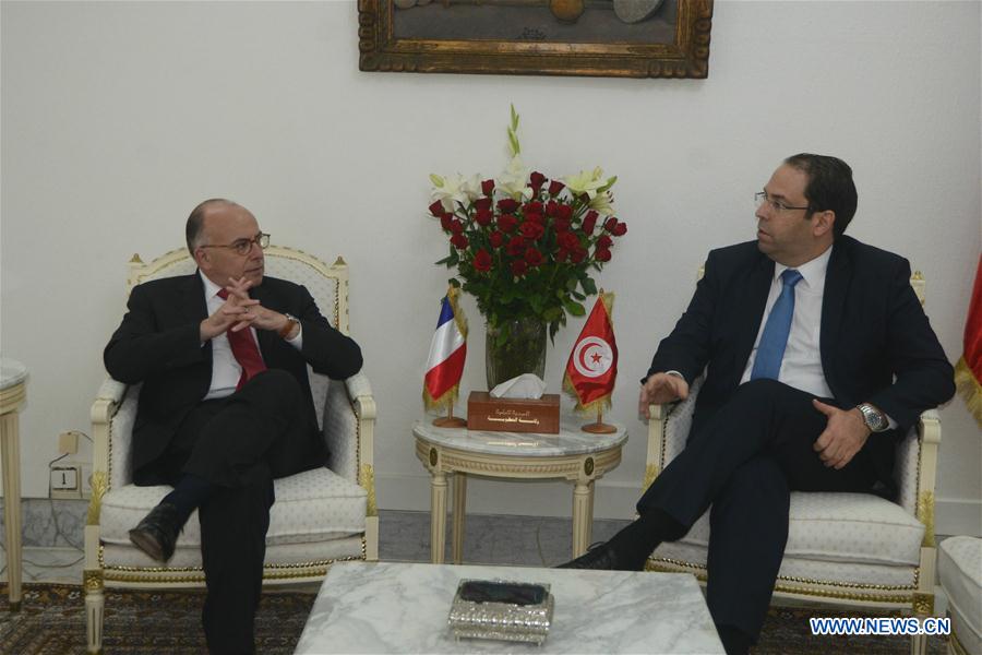 TUNISIA-FRANCE-PM-MEET