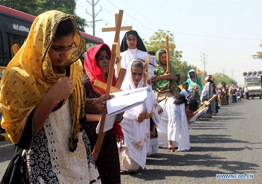 INDIA-BHOPAL-GOOD FRIDAY-HOLY PROCESSION