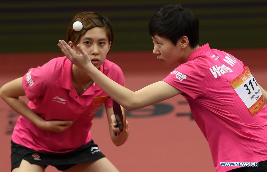 (SP)CHINA-WUXI-TABLE TENNIS-ASIAN CHAMPIONSHIPS-WOMEN'S DOUBLES