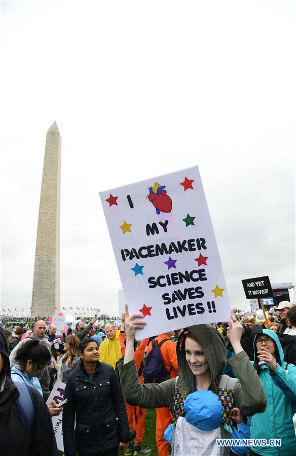 U.S.-WASHINGTON D.C.-MARCH FOR SCIENCE