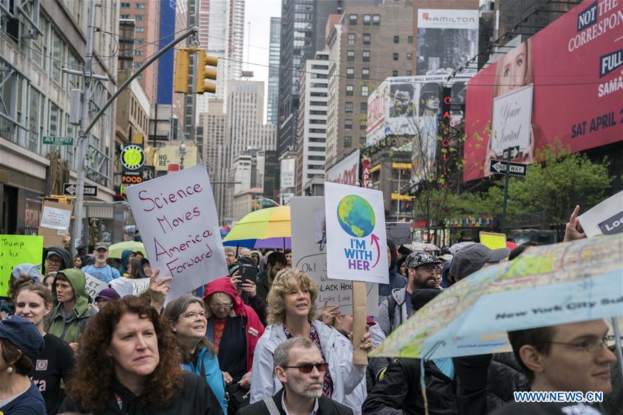 U.S.-NEW YORK-MARCH FOR SCIENCE