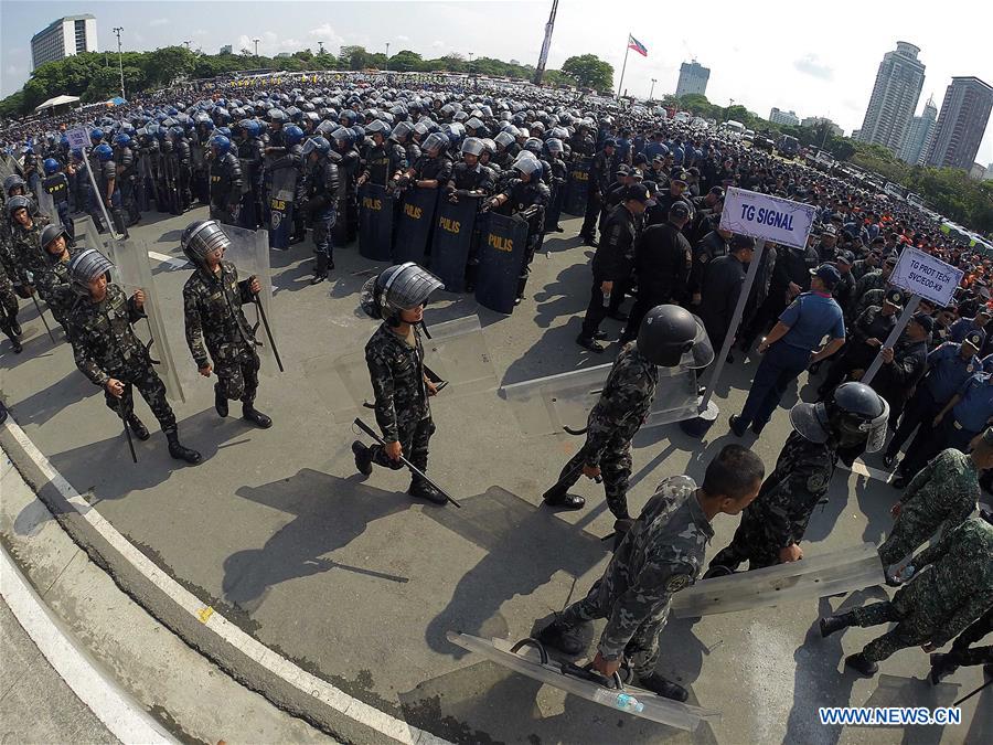 PHILIPPINES-MANILA-ASEAN SUMMIT-SECURITY FORCES-SEND-OFF CEREMONY