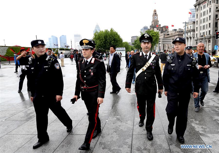 CHINA-SHANGHAI-ITALY-POLICE-JOINT PATROL (CN) 