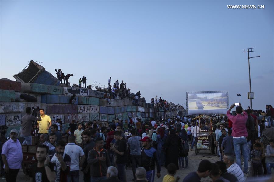 MIDEAST-GAZA-FILM FESTIVAL